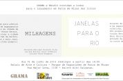 Lançamento dos livros Milhagens e Janelas Para o Rio